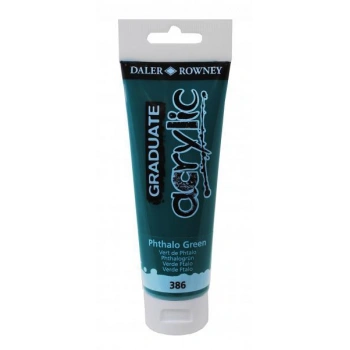Daler Rowney 386 Graduate Akrilik Boya 120ml Phthalo Green