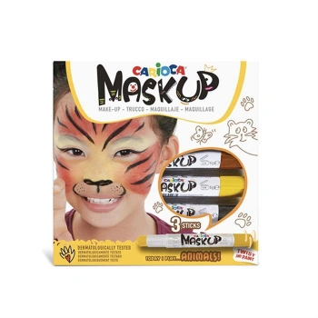 Carioca Yüz Boyası 3 Renk Animals 43048 maskup
