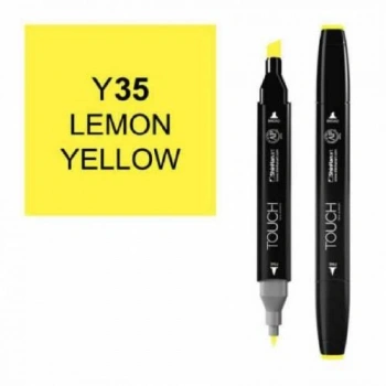 Touch Twin Y35 Lemon Yellow Marker shinhan keçeli kalem