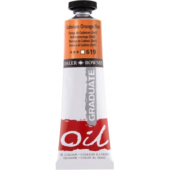 Daler Rowney Graduate Yağlı Boya Grad Oil, 38 Ml, Cad Orange Hue