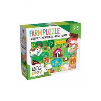 HEADU ECOPLAY SHAPED PUZZLE FARM (2-5 YAŞ)