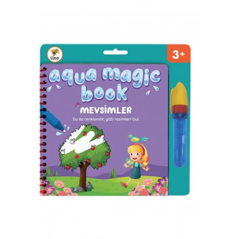 LİNO AQUA MAGİC BOOK MEVSİMLER (SİHİRLİ BOYAMA KİTABI)