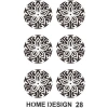 HDS28 aRTEBELLA Home desingn Stencil 35x50 cm