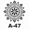 A-47 Artebella Stencil 20x20 Cm