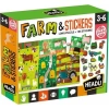 HEADU PUZZLE + STICKERS THE FARM (3-6 YAŞ) Bulmaca ve Çıkartmalı Çiftlik