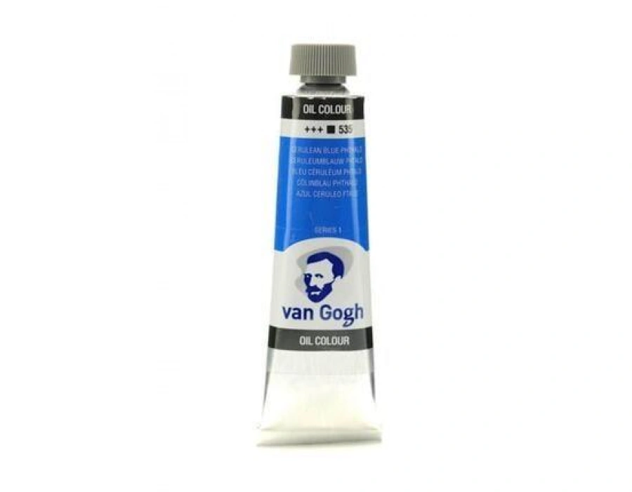 Talens Van Gogh Yağlı Boya 40 ml. 535 Cerulean Blue (Phthalo)