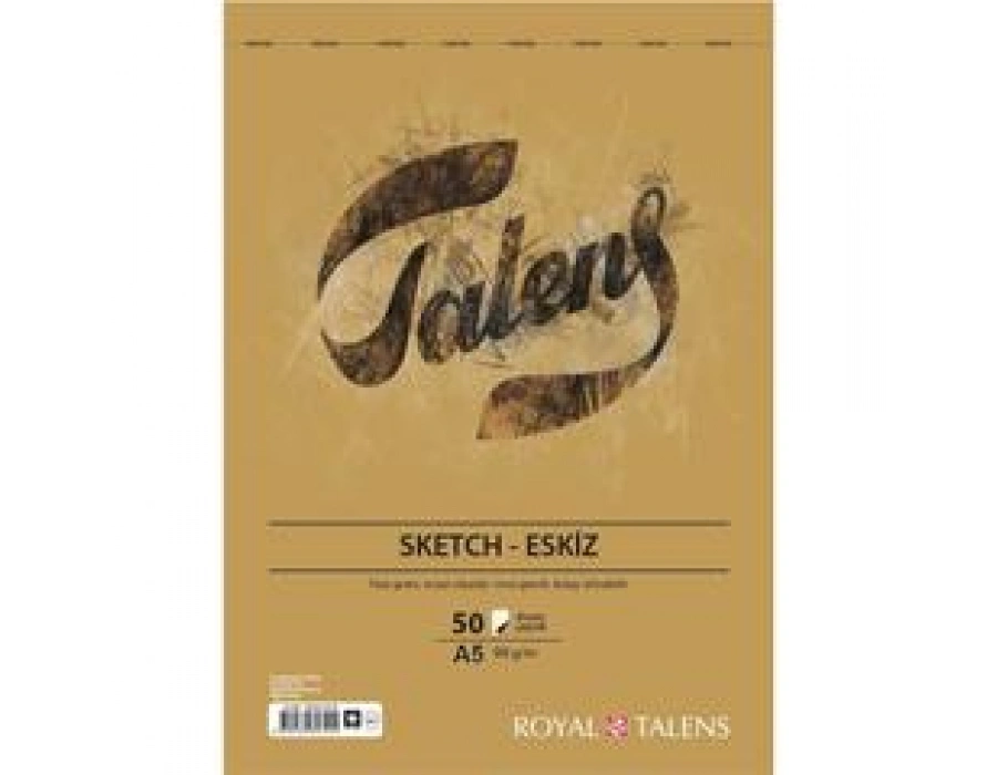 TALENS SKETCH-ESKİZ 50 YAPRAK 21x29.7 90 g/m DEFTER