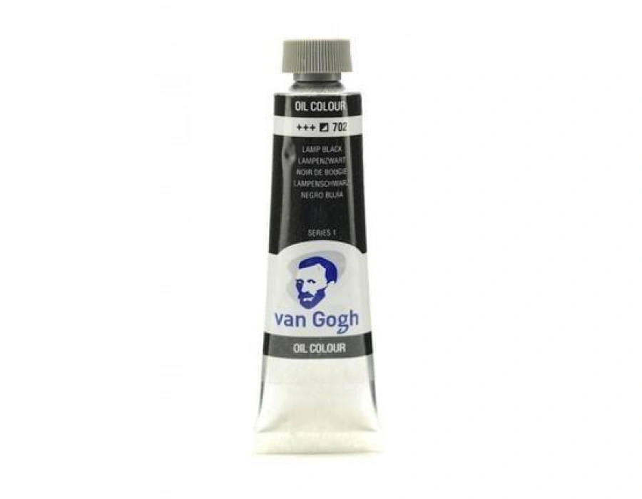Talens Van Gogh 702 Yağlı Boya 40 ml.  Lamp Black
