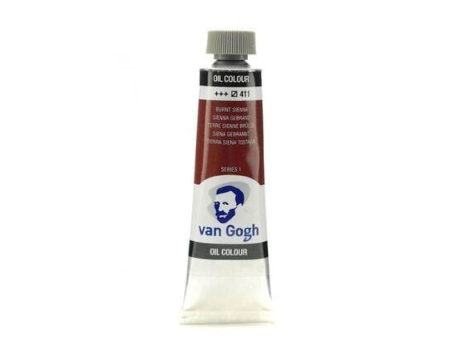 Talens Van Gogh Yağlı Boya 40 ml. 411 Burnt Sienna