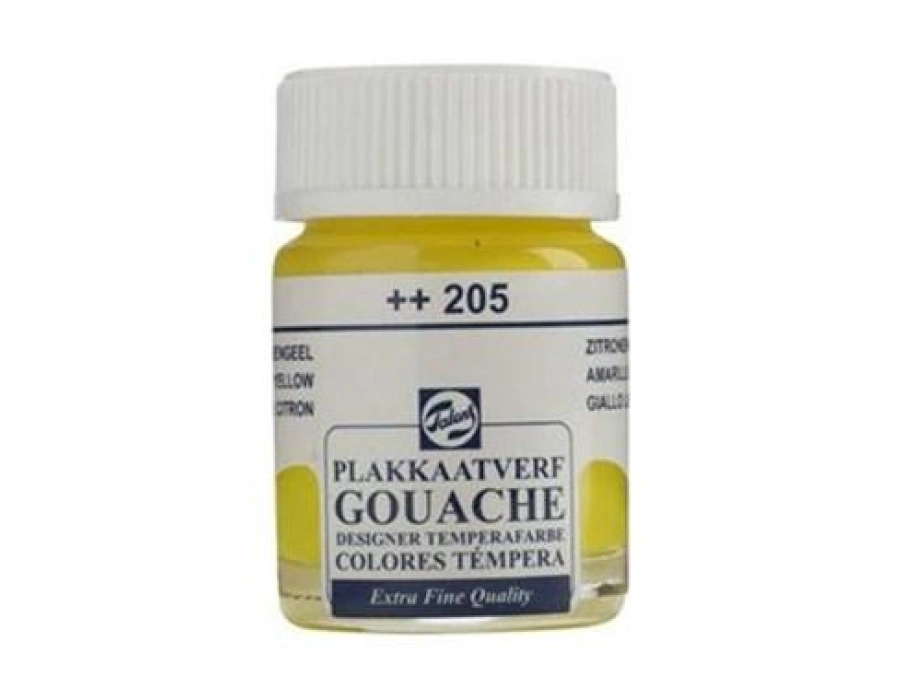 Talens Guaj Boya  205 Lemon Yellow (Primary)   16 ml