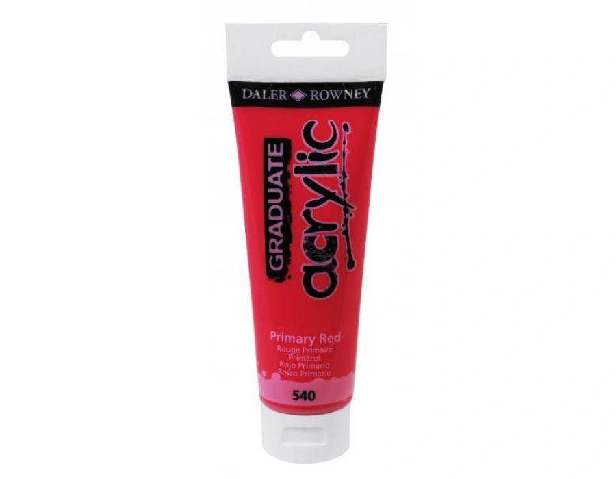 DALER ROWNEY 540 GRADUATE AKRİLİK BOYA PRİMARY RED 120 ML