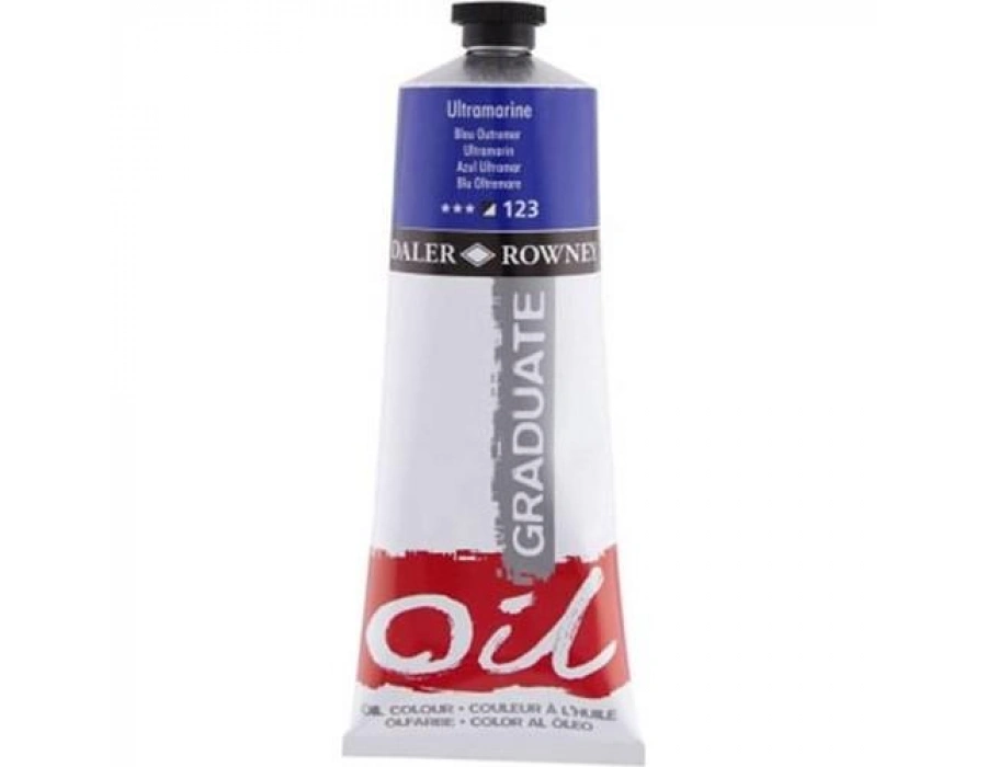 Daler Rowney Graduate 123 Yağlı Boya 200 ml  Ultmarine
