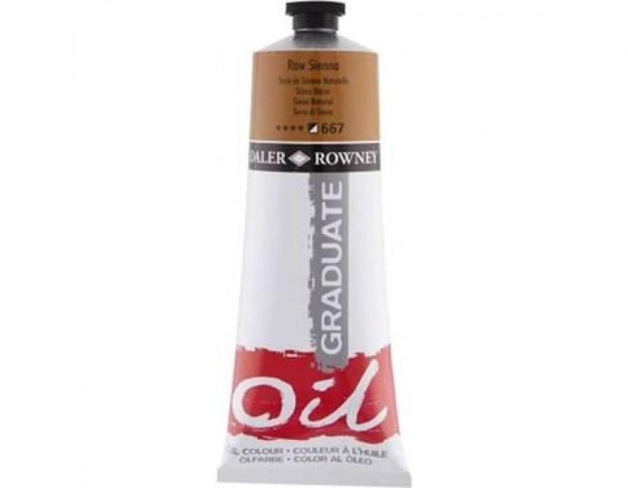Daler Rowney Graduate Yağlı Boya 200 ml 667 Raw Sienna