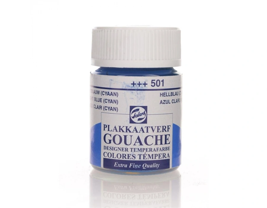 Talens Guaj Boya 16 ml 501 Light Blue Cyan gouache