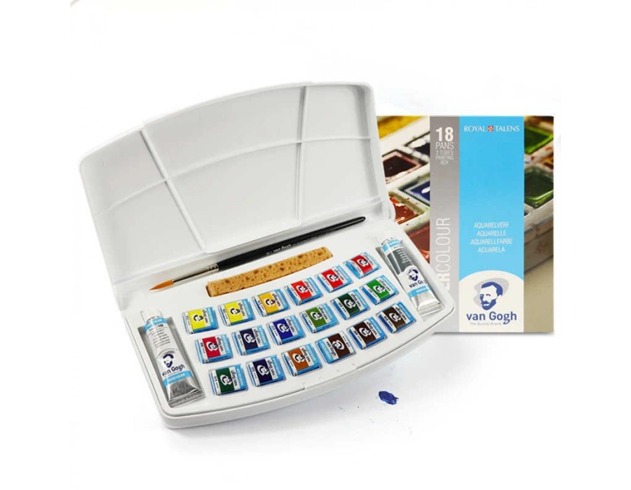 Talens Van Gogh Tablet Sulu Boya 18 Renk + 2 Renk 10 ml