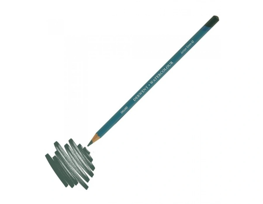 Derwent Watercolour Pencil Suluboya Kalemi 42 Juniper Green