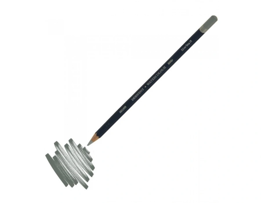 Derwent Watercolour Pencil Suluboya Kalemi silver grey 71
