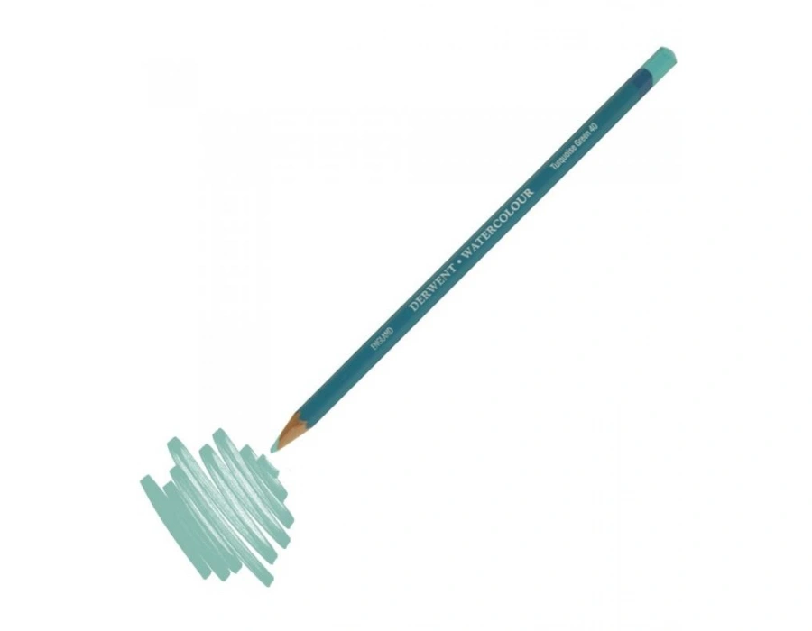Derwent Watercolour Pencil Suluboya Kalemi 40 Turquoise Green