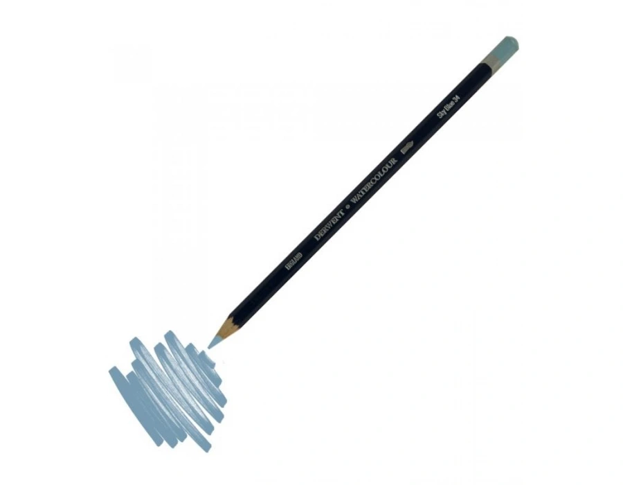 Derwent Watercolour Pencil Suluboya Kalemi 34 Sky Blue