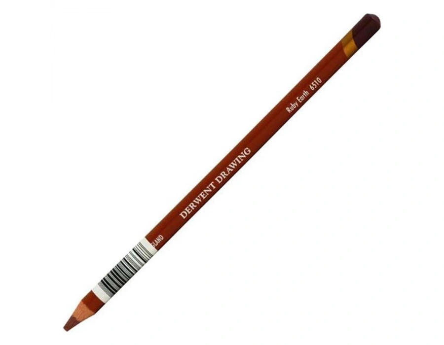 Derwent Drawing Pencil Renkli Çizim Kalemi 6510 ruby earth
