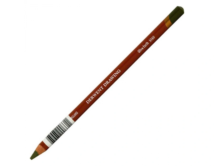 Derwent Drawing Pencil Renkli Çizim Kalemi 5160 olive earth