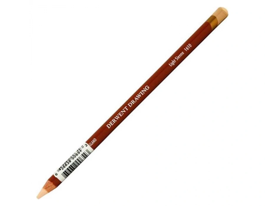 Derwent Drawing Pencil Renkli Çizim Kalemi 1610 light sienna