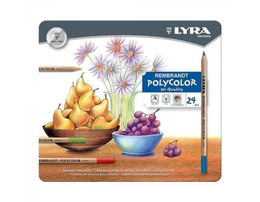 Lyra Rembrandt Polycolor Kuru Boya 24 Renk