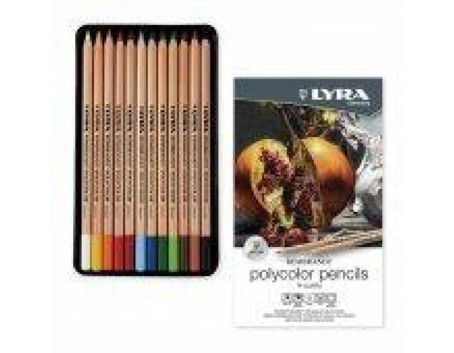 Lyra Rembrandt Polycolor Pencils 12li Metal Kutu