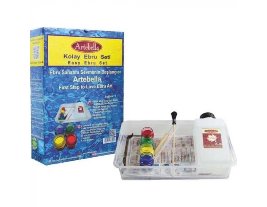 artebella kolay ebru seti no 1