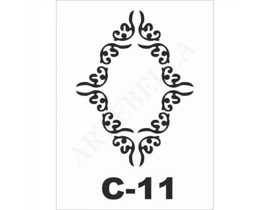 C-11 Artebella Stencil 15x20 Cm