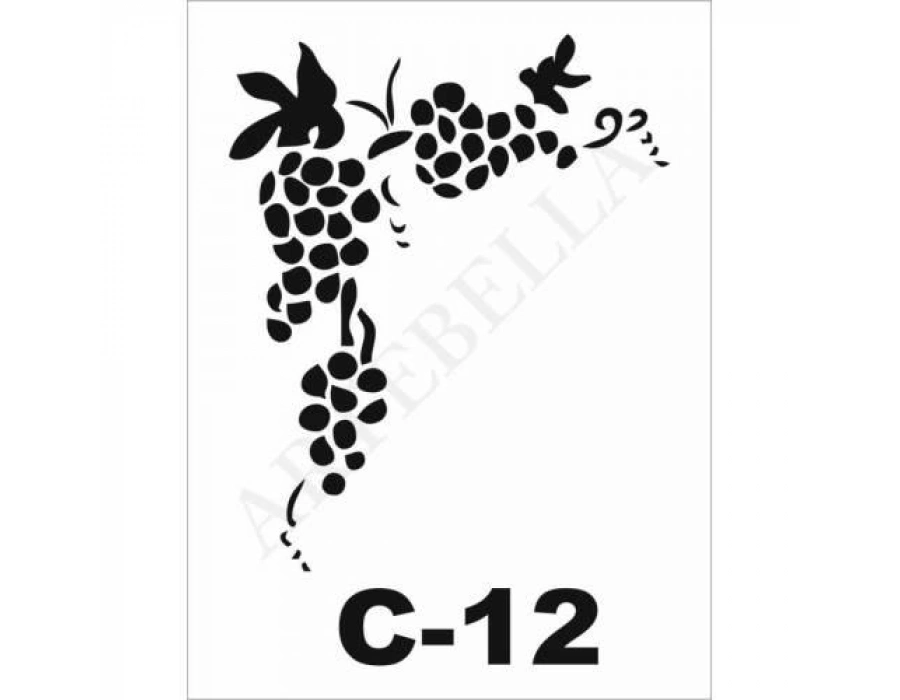 C-12 Artebella Stencil 15x20 Cm