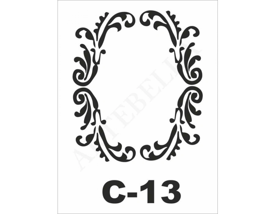 C-13 Artebella Stencil 15x20 Cm