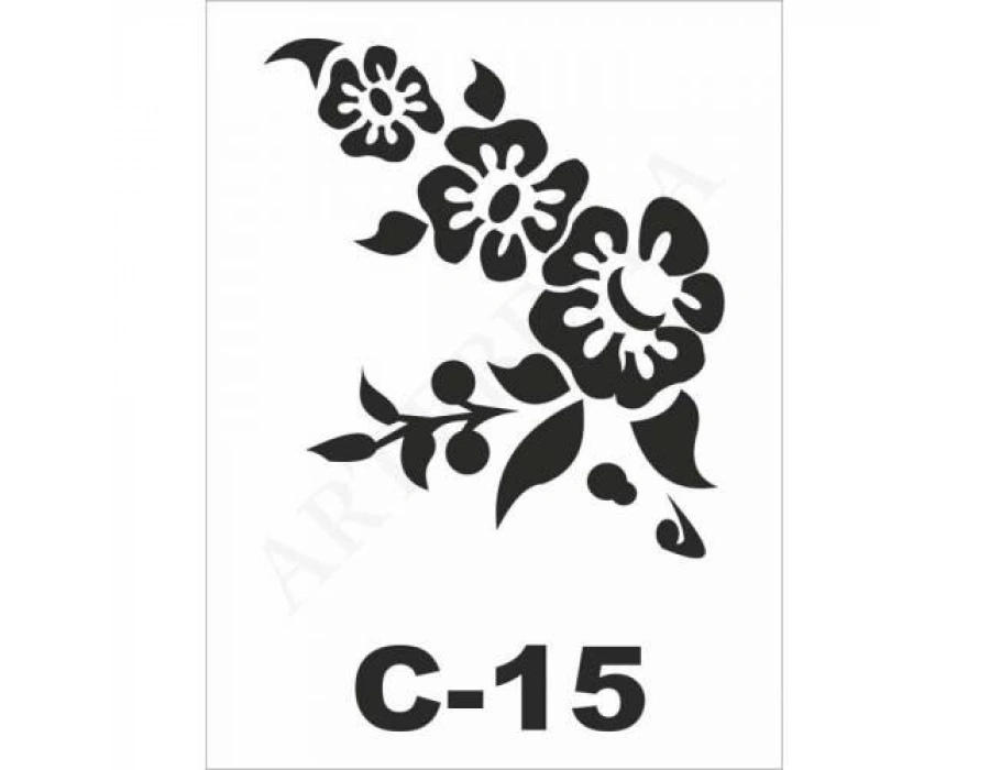 C-15 Artebella Stencil 15x20 Cm
