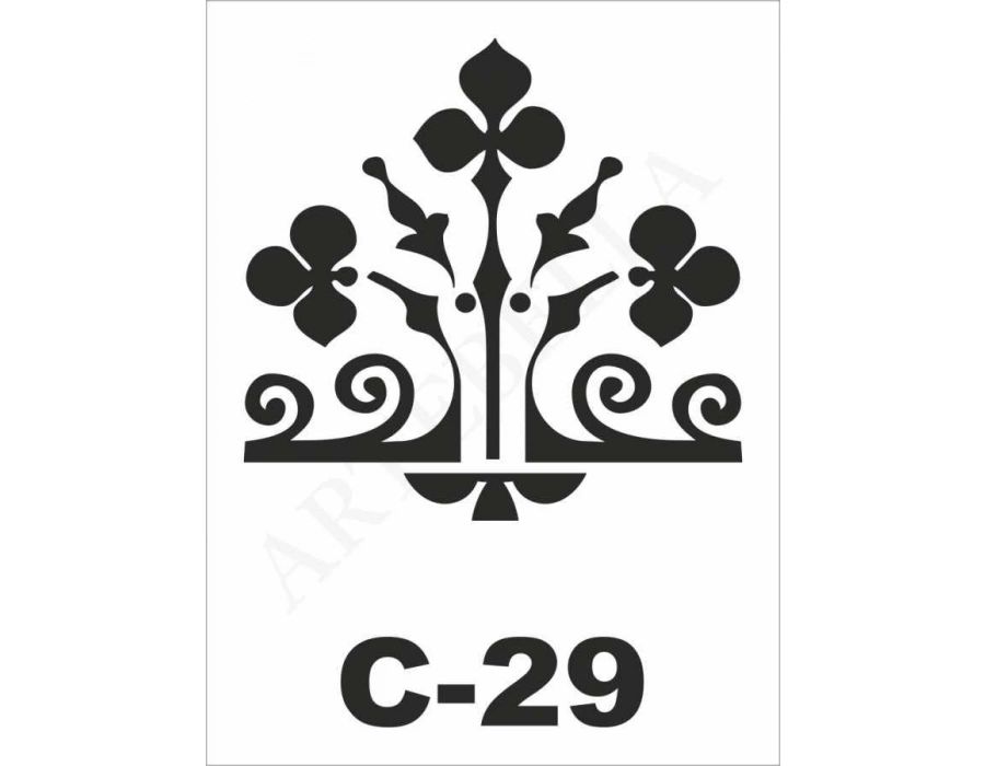 C-29 Artebella Stencil 15x20 Cm