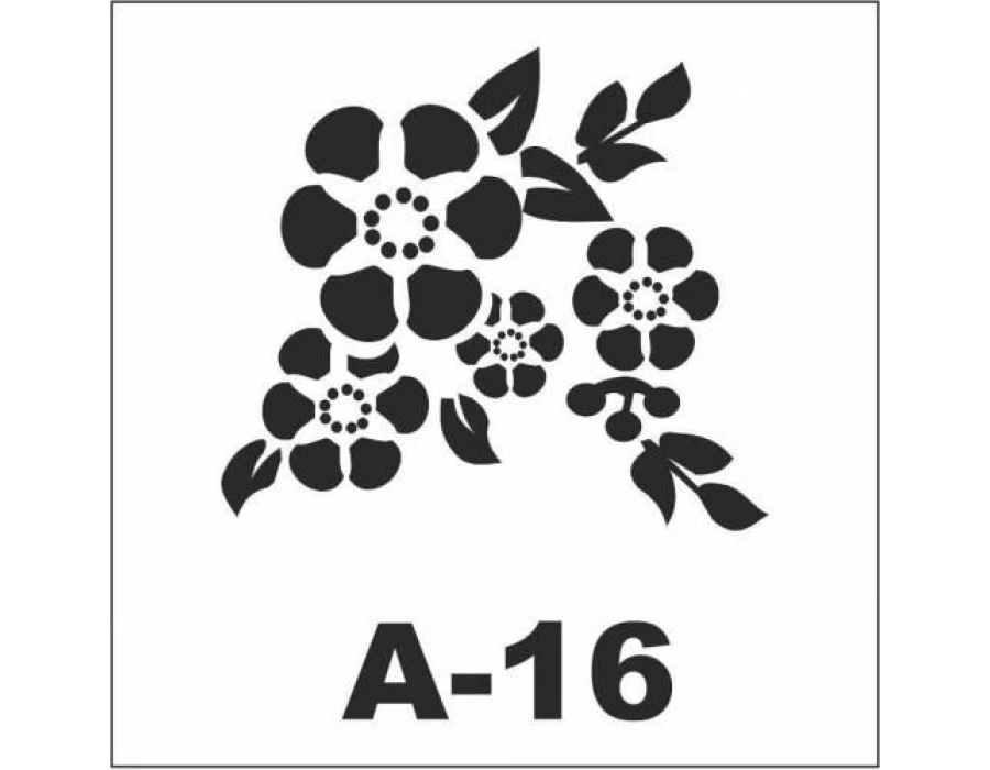 A-16 Artebella Stencil 20x20 Cm