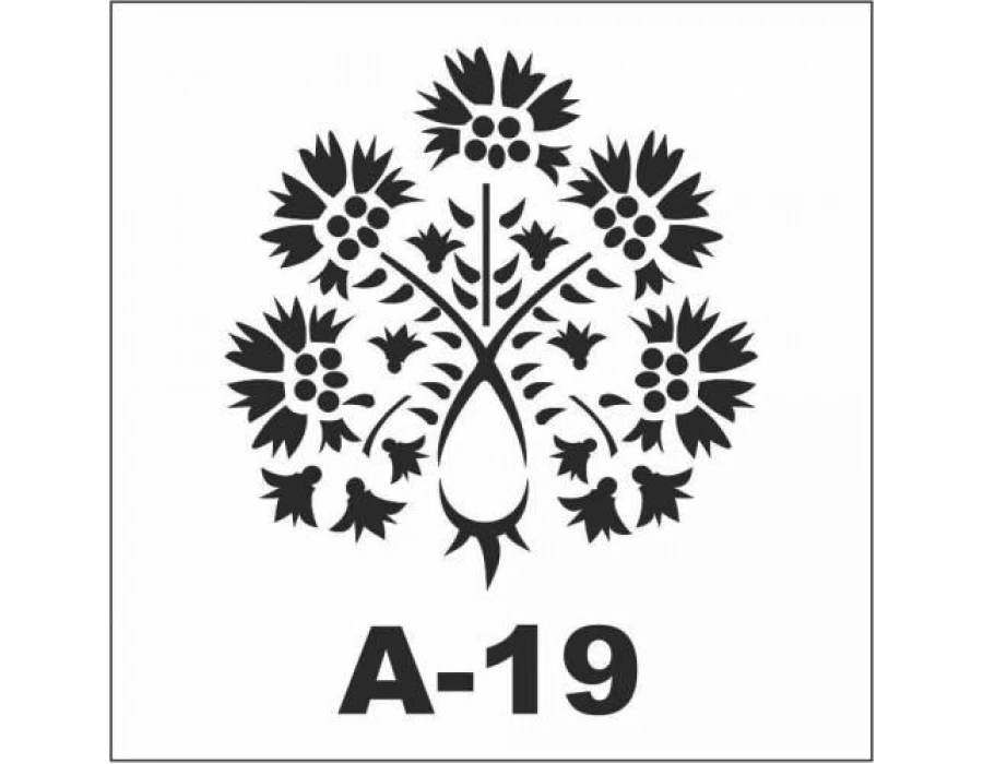 A-19 Artebella Stencil 20x20 Cm