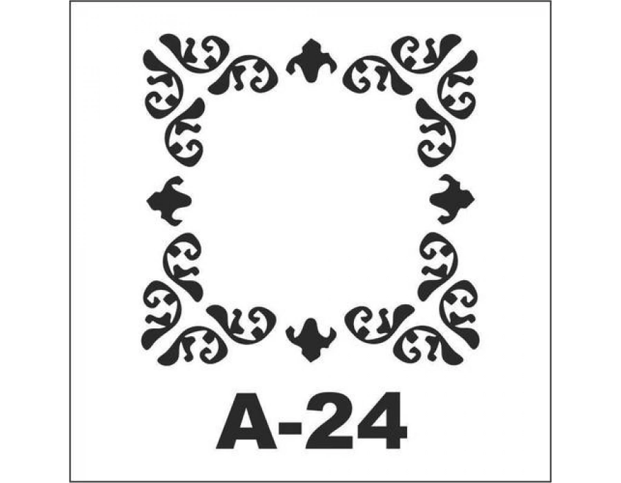 A-24 Artebella Stencil 20x20 Cm