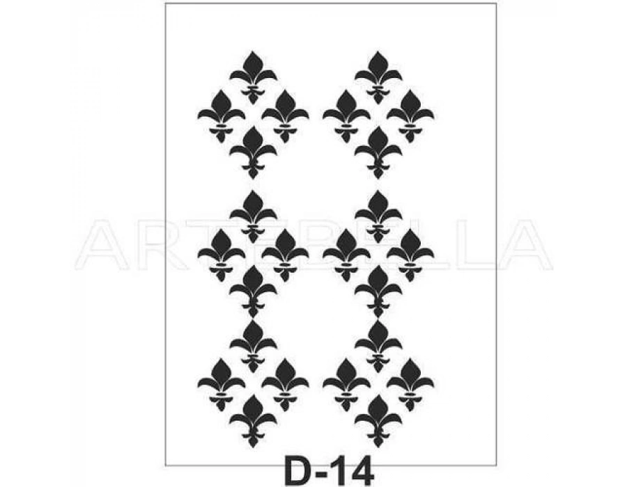D-14 Artebella Stencil 20x30 Cm