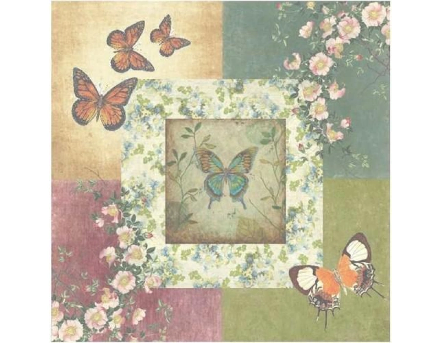 Artebella 6007k Mıxart Kolay Transfer koyu Zemin 25x25cm