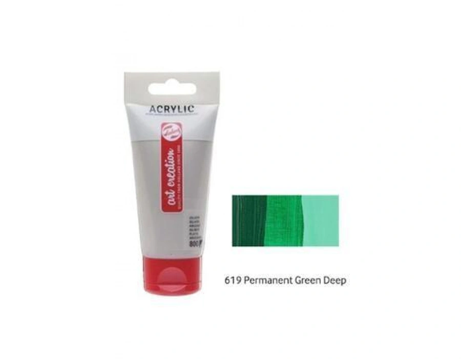 Talens Akrilik Boya 619 75ml. Perm.Green Dp.