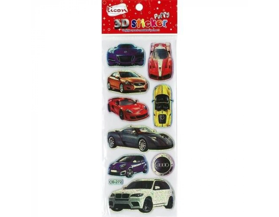 Ticon 3D Sticker Puffy 236172 (Kabartmalı) 3D-29