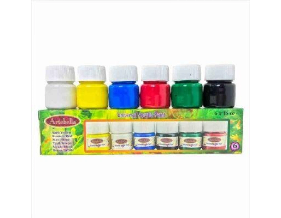 Artebella Transparan Çini Seramik Boyası ABSTS001 50 cc 6 ‘lı Set – 2