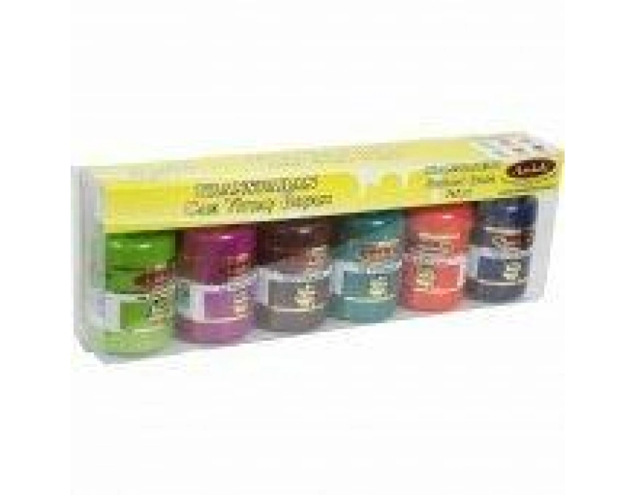 Artebella Transparan Cam Vitray Boyası ABSTC001 50 ml 6 lı set 2