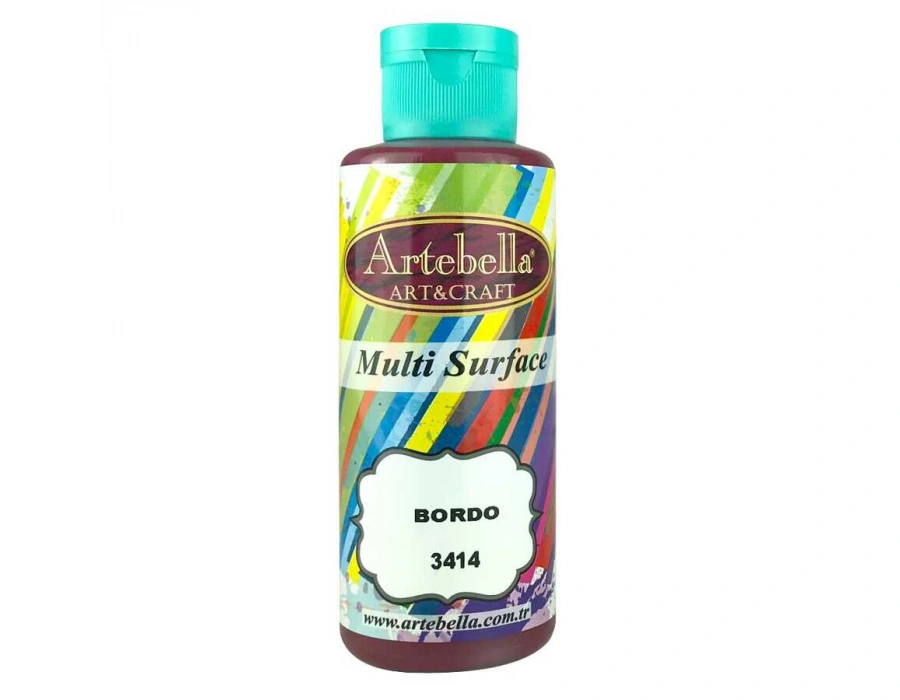 3414130 Artebella Multı Surface Boya 130cc Bordo