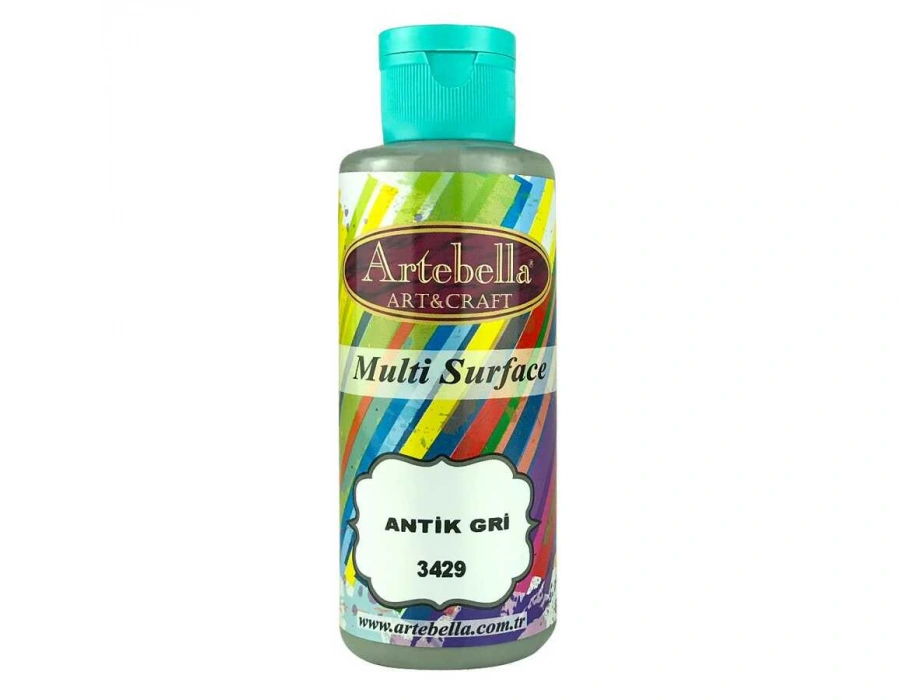 3429130 Artebella Multı Surface Boya 130cc Antik Gri