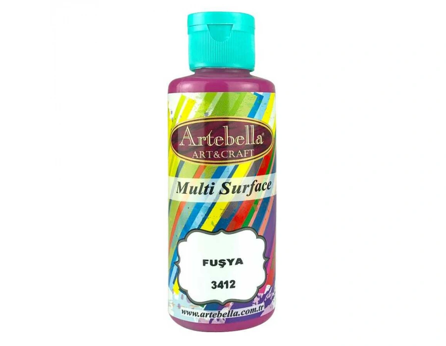 3412130 Artebella Multı Surface Boya 130cc Fuşya