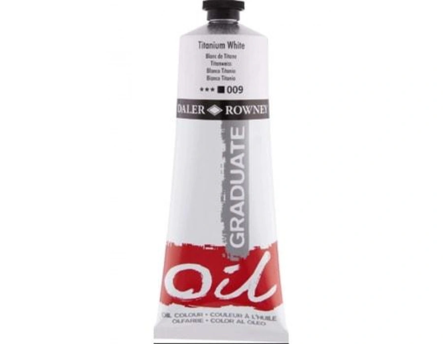 Daler Rowney Graduate Yağlı Boya 200ml 009 Titanium White