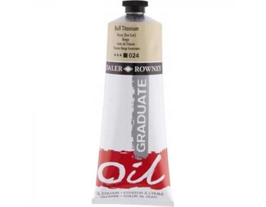 Daler Rowney Graduate Yağlı Boya 200ML 024 Buff Titanium