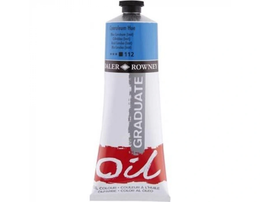 Daler Rowney Graduate Yağlı Boya 200 ml 112 Coeruleum Hue