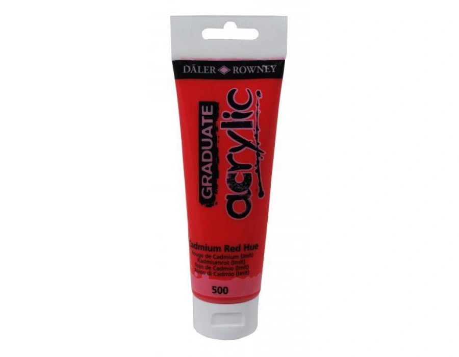 Daler Rowney Graduate Akrilik Boya 120ml Cadmium Red Hue (500